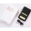 Impresora de etiquetas NIIMBOT B21S negra — compacta impresora de rollo Bluetooth, 50 mm de ancho de impresión, 60 mm/s, Li-Ion 1200 mAh