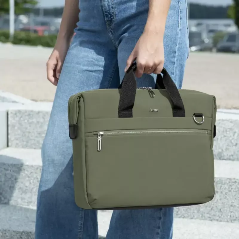 Bolsa para portátil HAMA ultimate 227067 verde – funda protectora compacta para portátiles