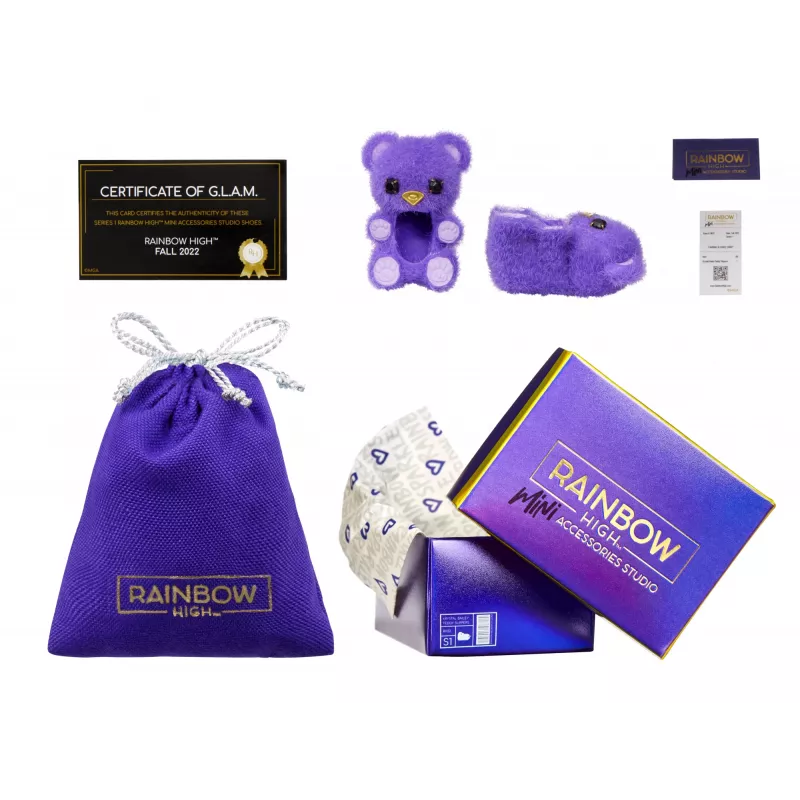 Rainbow High Accessories Studio Series 1, surtido S en PDQ zapatos para muñecas