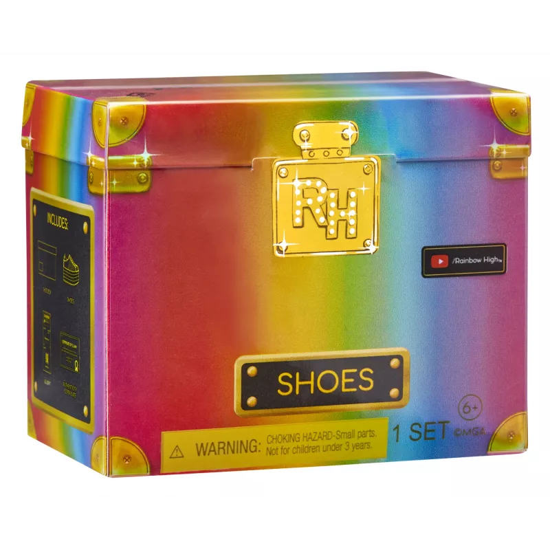 Rainbow High Accessories Studio Series 1, surtido S en PDQ zapatos para muñecas