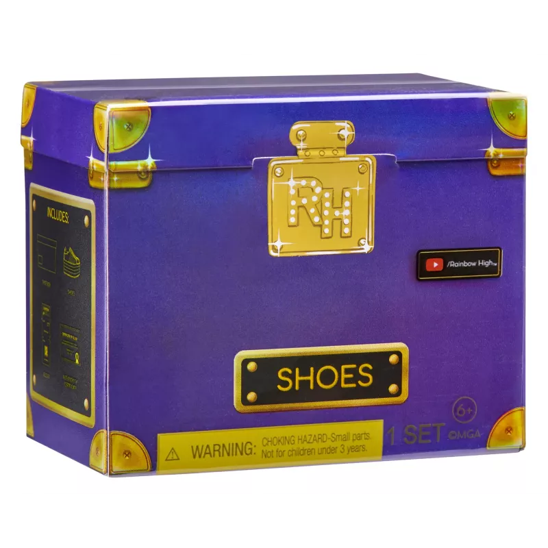 Rainbow High Accessories Studio Series 1, surtido S en PDQ zapatos para muñecas