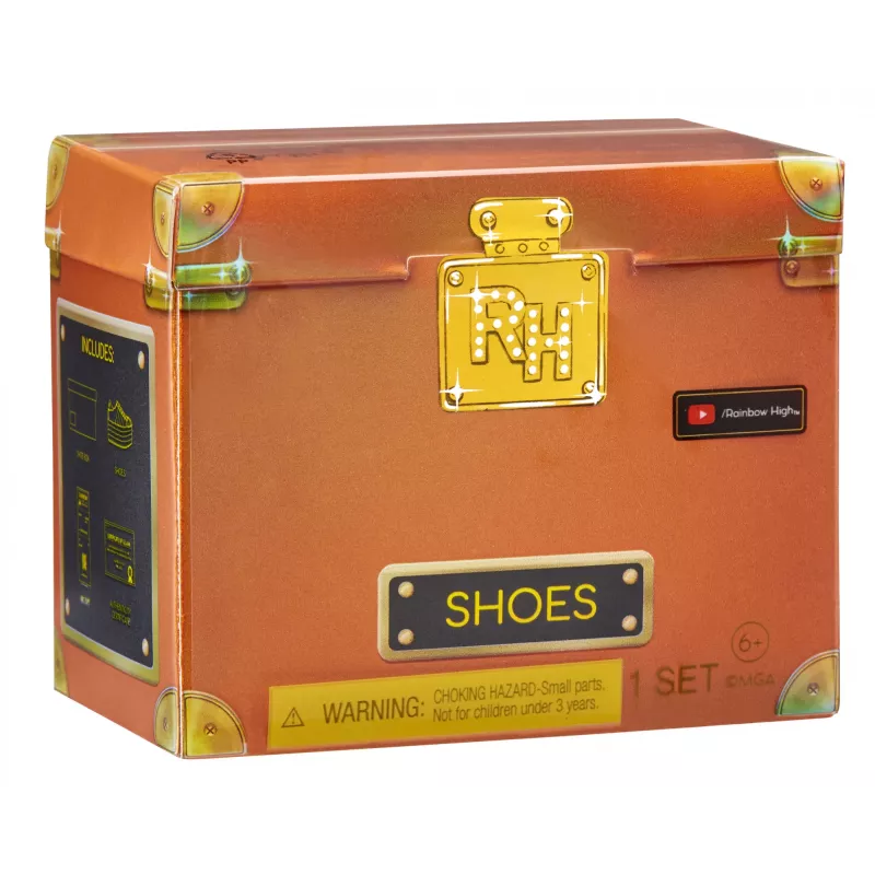 Rainbow High Accessories Studio Series 1, surtido S en PDQ zapatos para muñecas