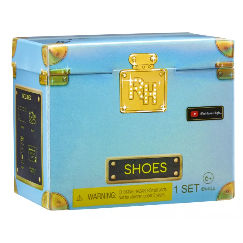 Rainbow High Accessories Studio Series 1, surtido S en PDQ zapatos para muñecas