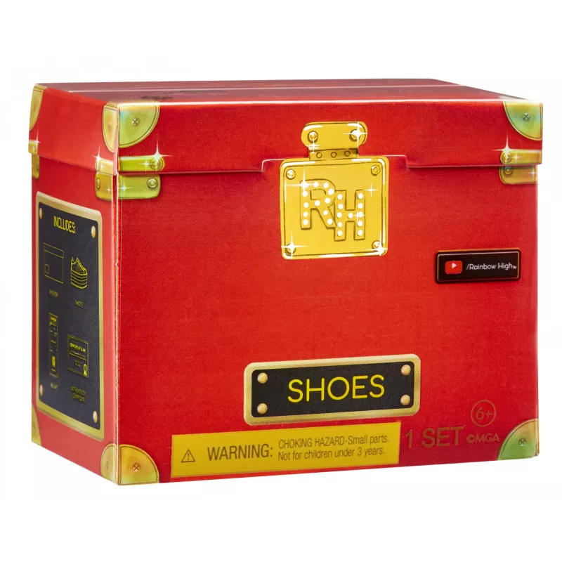 Rainbow High Accessories Studio Series 1, surtido S en PDQ zapatos para muñecas