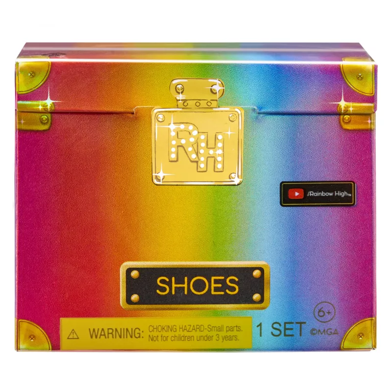 Rainbow High Accessories Studio Series 1, surtido S en PDQ zapatos para muñecas