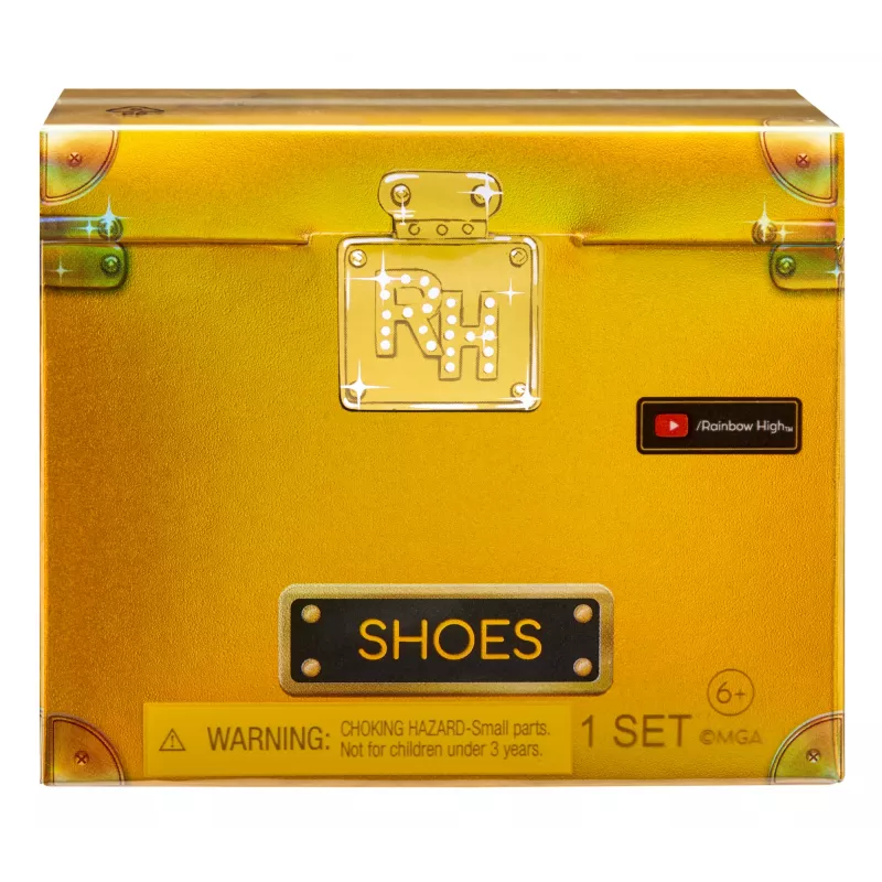 Rainbow High Accessories Studio Series 1, surtido S en PDQ zapatos para muñecas