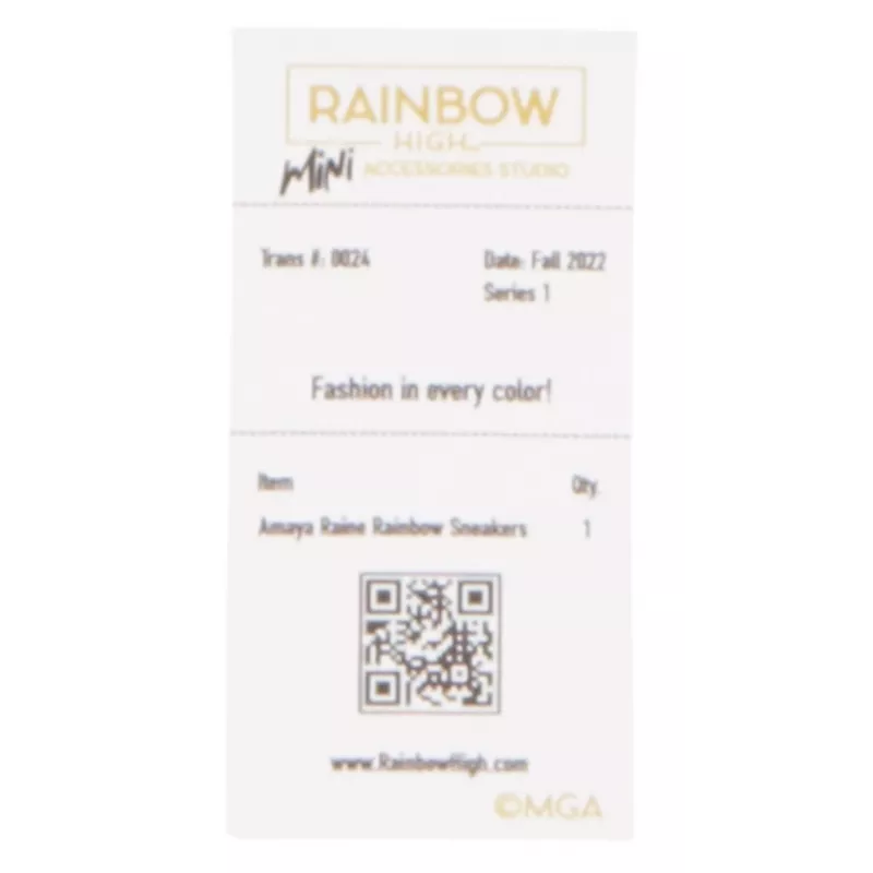 Rainbow High Accessories Studio Series 1, surtido S en PDQ zapatos para muñecas