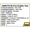 Set de construcción Cobi Blocks Tankette TK-3 – 323 piezas