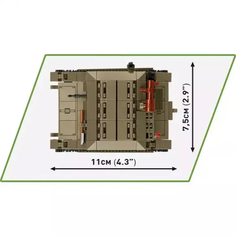Set de construcción Cobi Blocks Tankette TK-3 – 323 piezas