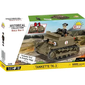 Set de construcción Cobi Blocks Tankette TK-3 – 323 piezas
