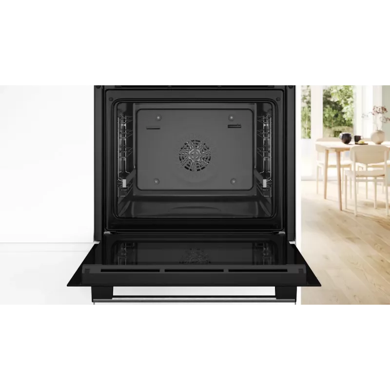 Horno Bosch Serie 4 HBA534ES3 71 L 3400 W Negro, Acero inoxidable