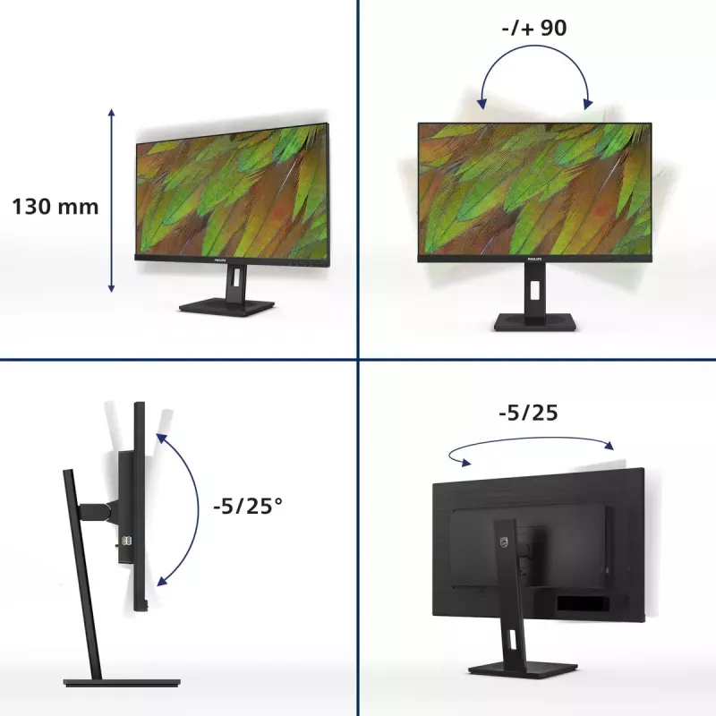 Monitor Philips 3000 series 27B1N3800/00 68,6 cm (27