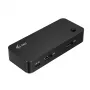 Hub KVM universal i-tec 2x USB-C 2x USB-A 3.0 5000 Mbit/s Negro
