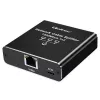 Splitter Ethernet QOLTEC 52294 1x3 RJ45 con entrada de alimentación USB-C