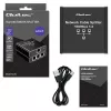 Splitter Ethernet QOLTEC 52294 1x3 RJ45 con entrada de alimentación USB-C