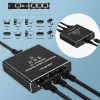 Splitter Ethernet QOLTEC 52294 1x3 RJ45 con entrada de alimentación USB-C