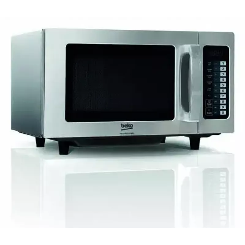 Microondas de sobremesa BEKO PRO25IXBP, 25 l, plata, indicador LED, control por botones