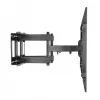Soporte de pared Manhattan para TV y monitores (Full Motion), para pantallas de 37 inch a 100 inch, compatibilidad VESA: todas entre 200x200 mm y 900x600 mm – comprueba las dimensiones de los cuatro orificios de montaje en la parte posterior de la pantalla para asegurarte de que encajan, máx. 80 kg, negro, soporte, garantía de por vida