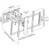 Soporte de pared Manhattan para TV y monitores (Full Motion), para pantallas de 37 inch a 100 inch, compatibilidad VESA: todas entre 200x200 mm y 900x600 mm – comprueba las dimensiones de los cuatro orificios de montaje en la parte posterior de la pantalla para asegurarte de que encajan, máx. 80 kg, negro, soporte, garantía de por vida