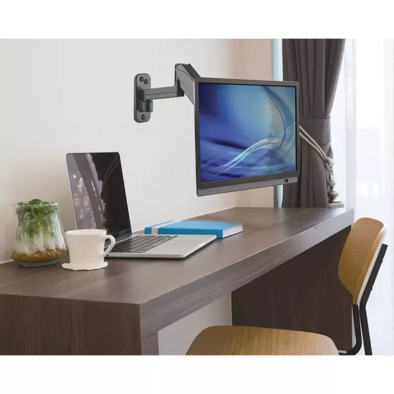Soporte de pared con resorte de gas para TV y monitor Manhattan 461610