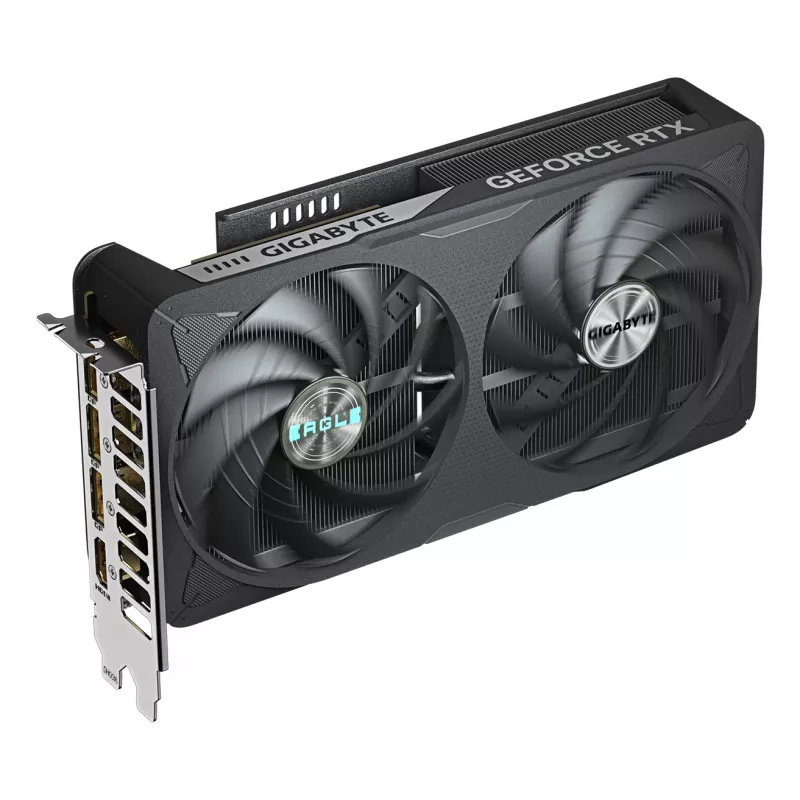 Tarjeta gráfica GIGABYTE GeForce RTX 5060 Ti EAGLE OC 16G - 16 GB GDDR7, 128 bits, PCI-E 5.0, 2617 MHz de frecuencia de núcleo, 3 x DisplayPort, 1 x HDMI, GV-N506TEAGLE OC-16GD