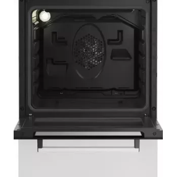 Cocina de gas-eléctrica de libre instalación BEKO FSE52323DWD, placa de 4 fuegos, 60 cm, horno de 55 L, clase de eficiencia energética A