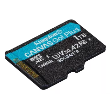 Kingston Technology 1TB microSDXC Canvas Go Plus Gen4 200R A2 U3 pack individual sin adaptador