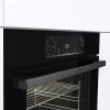 Horno eléctrico empotrable Gorenje BSA6737E15BG — 77 l, negro, temporizador digital, convección, grill, función pizza