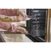 Horno eléctrico empotrable Gorenje BSA6737E15BG — 77 l, negro, temporizador digital, convección, grill, función pizza