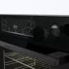 Horno eléctrico empotrable Gorenje BSA6737E15BG — 77 l, negro, temporizador digital, convección, grill, función pizza