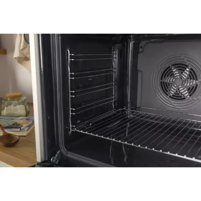 Horno eléctrico empotrable Gorenje BSA6737E15BG — 77 l, negro, temporizador digital, convección, grill, función pizza