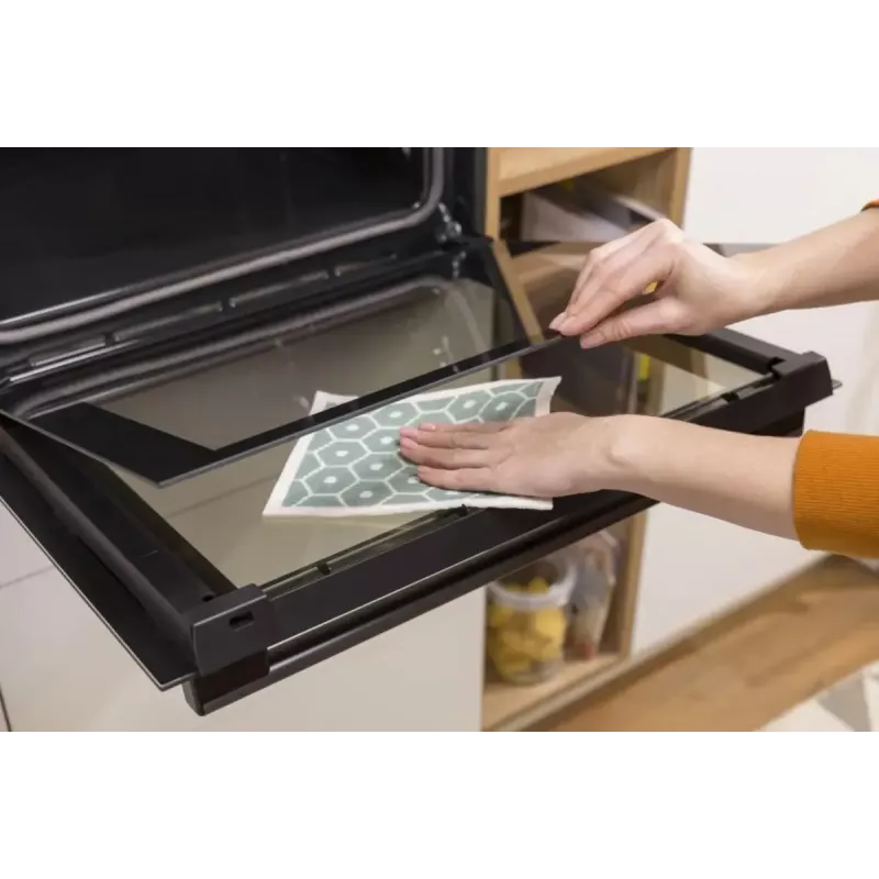 Horno eléctrico empotrable Gorenje BSA6737E15BG — 77 l, negro, temporizador digital, convección, grill, función pizza