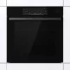 Horno eléctrico empotrable Gorenje BSA6737E15BG — 77 l, negro, temporizador digital, convección, grill, función pizza