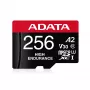 Tarjeta de memoria microSDXC ADATA 256 GB AUSDX256GUI3V30SHA2-RA1 UHS-I Clase 10 V30 (lectura 100 MB/s, escritura 80 MB/s) con adaptador SD