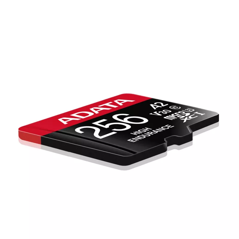 Tarjeta de memoria microSDXC ADATA 256 GB AUSDX256GUI3V30SHA2-RA1 UHS-I Clase 10 V30 (lectura 100 MB/s, escritura 80 MB/s) con adaptador SD