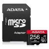 Tarjeta de memoria microSDXC ADATA 256 GB AUSDX256GUI3V30SHA2-RA1 UHS-I Clase 10 V30 (lectura 100 MB/s, escritura 80 MB/s) con adaptador SD