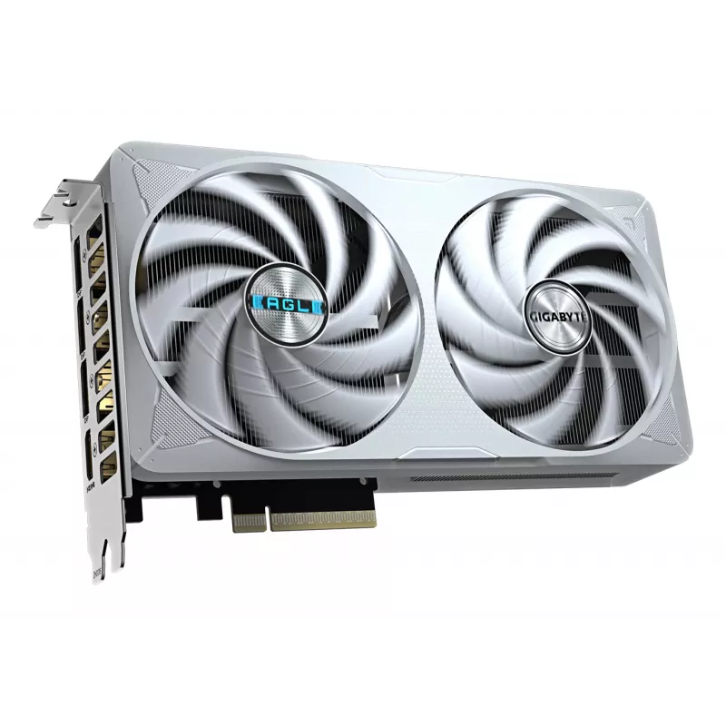 Tarjeta gráfica GIGABYTE GeForce RTX 5060 Ti EAGLE OC ICE 8G – 8 GB GDDR7, 128 bits, PCI-E 5.0, 2617 MHz frecuencia de núcleo, 3 x DisplayPort, 1 x HDMI, GV-N506TEAGLEOC ICE-8GD