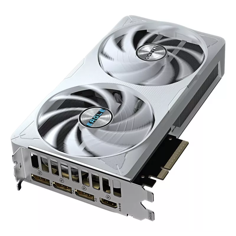 Tarjeta gráfica GIGABYTE GeForce RTX 5060 Ti EAGLE OC ICE 8G – 8 GB GDDR7, 128 bits, PCI-E 5.0, 2617 MHz frecuencia de núcleo, 3 x DisplayPort, 1 x HDMI, GV-N506TEAGLEOC ICE-8GD