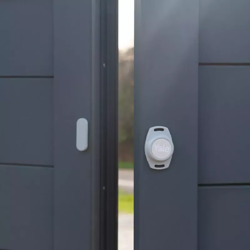 Sensor de posición inalámbrico Bluetooth Yale para abridor de puerta de garaje, 2400 MHz, negro/gris, 70×46×21 mm