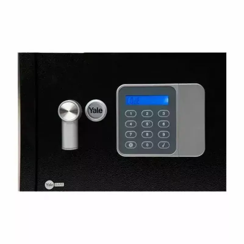 Caja fuerte de pie Yale YSG/250/DB2 — acero, cerradura de combinación, 16 l, negra, montaje en suelo/pared