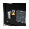 Caja fuerte de pie Yale YSG/250/DB2 — acero, cerradura de combinación, 16 l, negra, montaje en suelo/pared