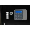 Caja fuerte de pie Yale YSG/250/DB2 — acero, cerradura de combinación, 16 l, negra, montaje en suelo/pared