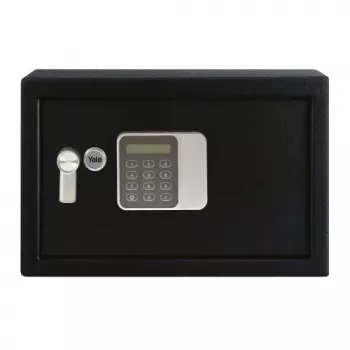 Caja fuerte de pie Yale YSG/250/DB2 — acero, cerradura de combinación, 16 l, negra, montaje en suelo/pared