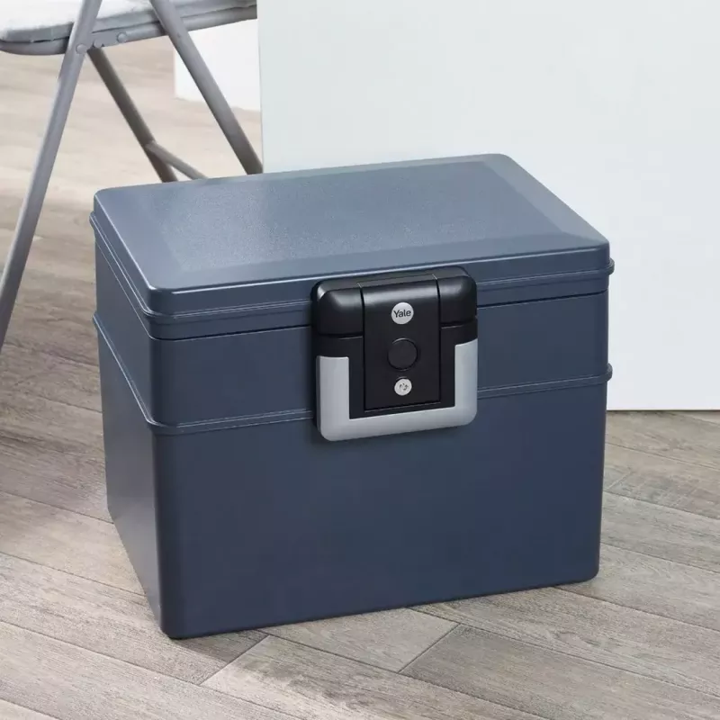 Caja fuerte de pie Yale YFWC/329/KB1 16,5 l cerradura de llave negra gris