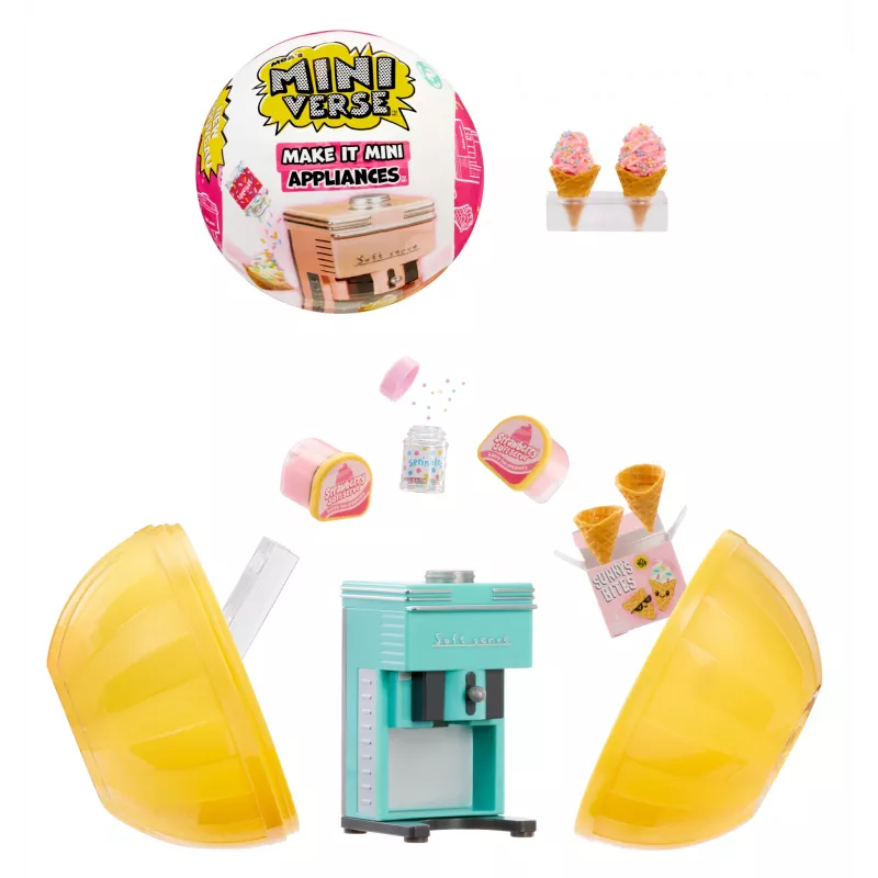 Miniverse MGA's - Make It Mini Appliances Serie 2 en PDQ, 8 años, multicolor, plástico