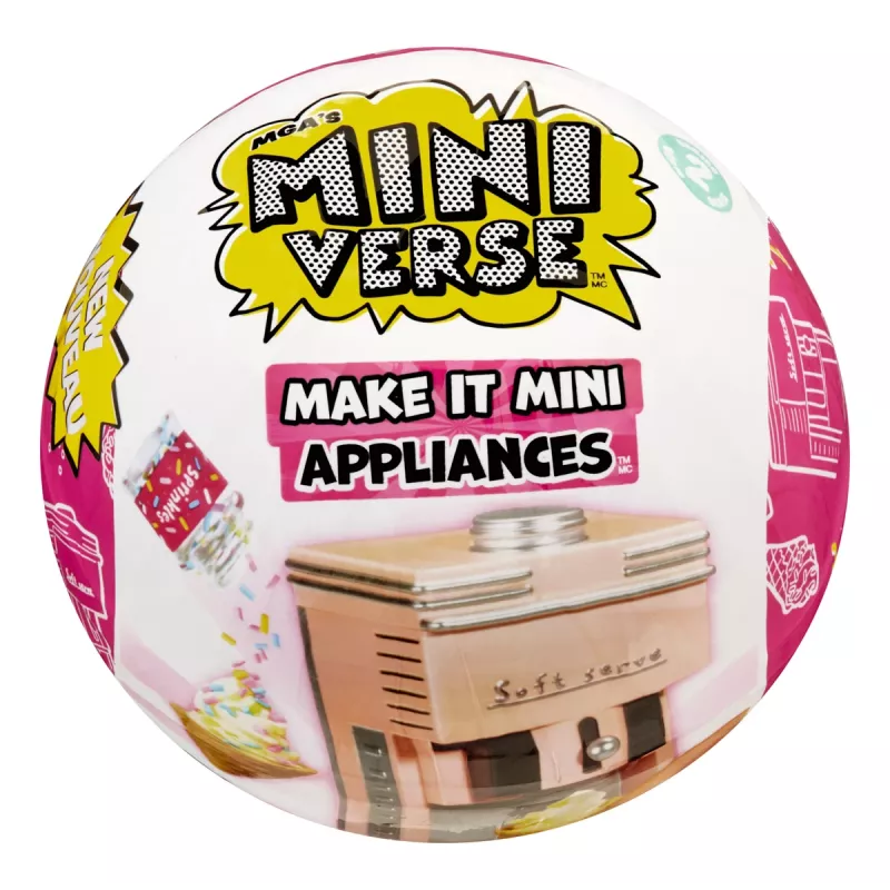 Miniverse MGA's - Make It Mini Appliances Serie 2 en PDQ, 8 años, multicolor, plástico