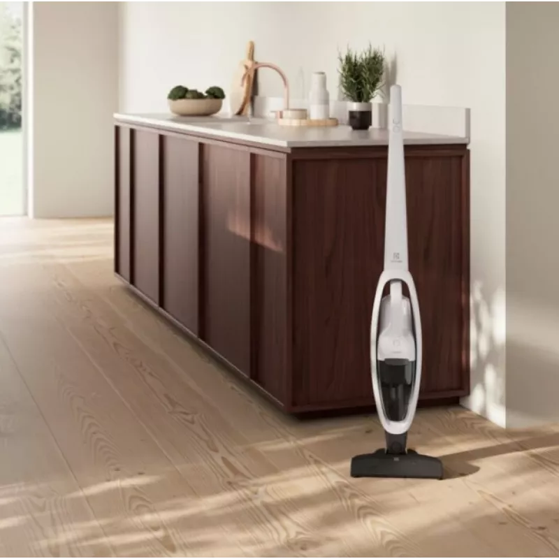 Electrolux ES31CB18SH aspirador de escoba/escoba eléctrica batería en seco sin bolsa 0,3 l blanco