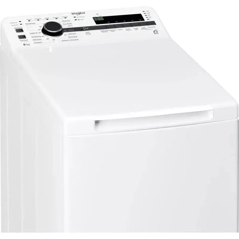 Lavadora de carga superior Whirlpool NTDLR 6240SS PL/N 6 kg 1151 rpm blanca