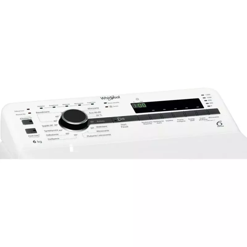 Lavadora de carga superior Whirlpool NTDLR 6240SS PL/N 6 kg 1151 rpm blanca