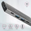 Hub USB Axagon HMC-5G21 10Gbps, 2x USB-A, 2x USB-C, HDMI 4k/30Hz, PD 60W, cable USB-C